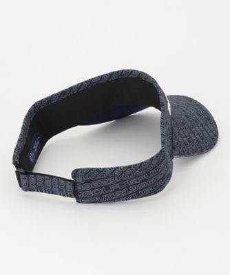【ＵＮＩＳＥＸ】ロゴ総柄　　ラウンディッシュ　サンバイザー（ＨＴ１ＰＣＭ０３１１）