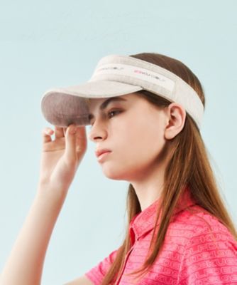 23区GOLF/ニジュウサンクゴルフ 【WOMEN】ダンボールニット バイザー(HT1RCM0314)