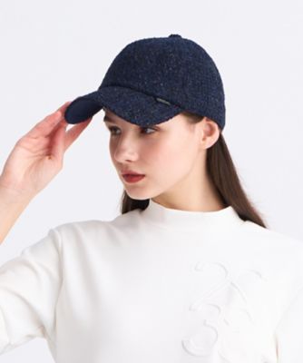 23区GOLF/ニジュウサンクゴルフ ツイードキャップ スタイリングが華やかに モノトーンコーデ(HT1RGW0404) 005_クロ スポーツウェア【三越伊勢丹/公式】