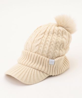 23区GOLF/ニジュウサンクゴルフ ニットキャップ(HT1RGW0514) 002_アイボリー スポーツウェア【三越伊勢丹/公式】