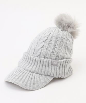 23区GOLF/ニジュウサンクゴルフ ニットキャップ(HT1RGW0514) 003_ライトグレー スポーツウェア【三越伊勢丹/公式】