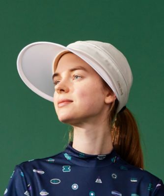 ＮＥＷ素材、ＮＥＷカラーで登場【ＷＯＭＥＮ】【ＵＶケア】２ＷＡＹ　バイザー（ＨＴ１ＲＳＭ０７０４）