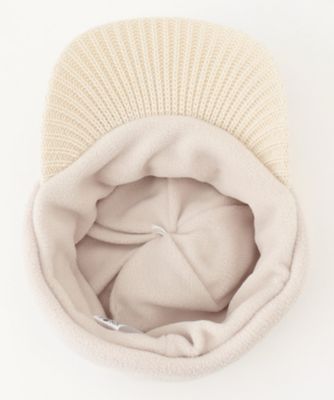 【ＷＯＭＥＮ】つば付きケーブル　ニットキャップ（ＨＴ１ＲＳＷ０５０４）