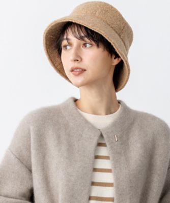 23区 (Women)/ニジュウサンク【見上愛さん着用】プードルボア バケットハット(HT3DGW0502) 034_オウドイロ 帽子【三越伊勢丹/公式】