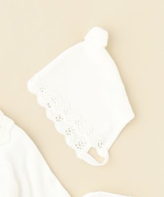 Ｃｒｏｃｈｅｔ　ｌａｃｅ　ボンネット　ハット（ＨＴ４ＴＢＭ０１１０）