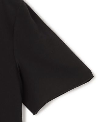 【ＦＯＵＮＤＡＴＩＯＮＳ】クレープ　ド　ソワ　シルクＴシャツ（ＪＦ００８４０３Ａ）