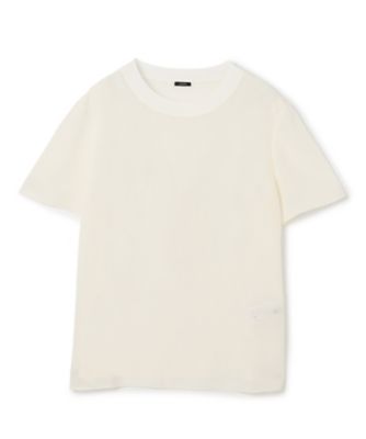 ＜JOSEPH L (Women／大きいサイズ) ＞【ＦＯＵＮＤＡＴＩＯＮＳ】クレープ　ド　ソワ　シルクＴシャツ（ＪＦ００８４０３Ａ）