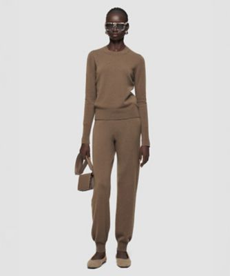 洗える】ライトピュアカシミヤジョガーパンツ（JF009273