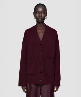 JOSEPH (Women) /ジョゼフ リュクスカシミヤカーディガン(JF009329) ワイン トップス【三越伊勢丹/公式】