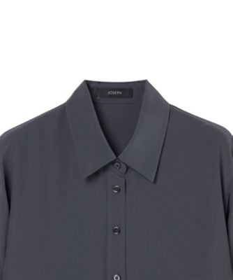 ★新品未使用 JOSEPH ジョゼフ　シルクブラウス　チュニック 洗える】ニューCDCシルクブラウス ブロンデル