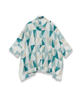 マーブルプリント シルクシャツ（JF009485） | JOSEPH (Women