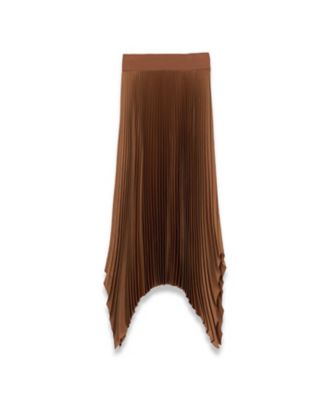 ＜JOSEPH L (Women／大きいサイズ) ＞ニットウィーブプリッセスカート　ＡＤＥ（ＪＦ００９６０４）