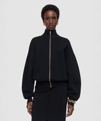 ＜JOSEPH L (Women／大きいサイズ) ＞コンパクトミラノ　ボンバージャケット（ＪＦ００９６７７）