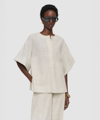 ＜JOSEPH L (Women／大きいサイズ) ＞ライトウール　ブラウス（ＪＦ００９６９２）