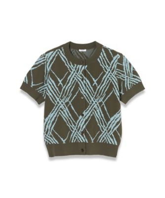 ＜JOSEPH (Women) ＞チェックニット　カーディガン（ＪＦ００９７７５）