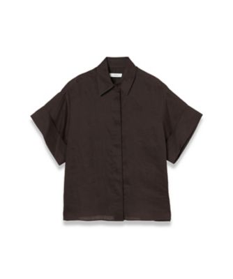 ＜JOSEPH (Women) ＞ラミーボイル　ショートスリーブブラウス　ＪＵＳＴＩ（ＪＦ０１０１６０）