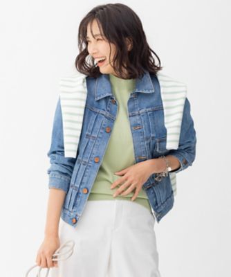＜23区 (Women)＞【ＣＬＡＳＳＹ．１月号掲載】２３区ＤＥＮＩＭ　ストレッチ　ジャケット（ＪＫ２３ＮＳ０７２１）