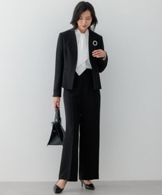 セットアップ対応】トリアセダブルジョーゼット ノーカラー ジャケット（ＪＫ２３ＳＳ０００３） | ファッション・服 |  三越伊勢丹オンラインストア・通販【公式】