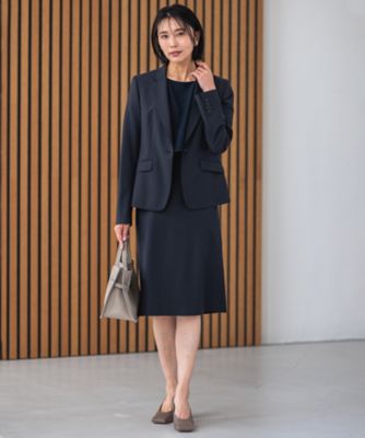【新色追加／セットアップ対応】ラフィーネウール　一つ釦　ジャケット（ＪＫ２７ＣＳ０００４）