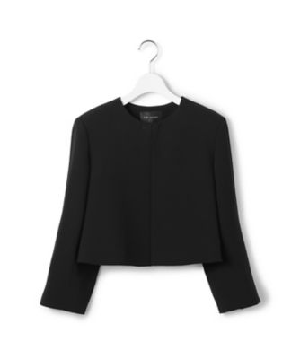 ＜23区 L (Women/大きいサイズ)＞【ＡＰＰＬＡＵＤＩＲ】クリアジョーゼット　コンパクトタックジャケット（ＪＫＡ２ＬＳ０７２１）