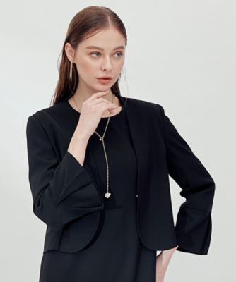 ＜23区 S (Women/小さいサイズ)＞【ＡＰＰＬＡＵＤＩＲ】ダブルクロス　ジャケット（ＪＫＡ３ＳＳ０７２６）
