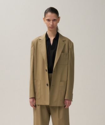 ＯＲＧＡＮＩＣ　ＣＯＴＴＯＮ　ＴＷＩＬＬ　｜　テーラードジャケット（ＪＫＡＧＧＭ０１２０）