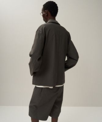 STRETCH NYLON LINEN ｜ ジップアップジャケット