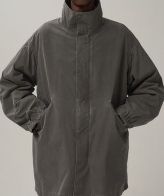 ＜ATON (Women/Men)＞ＰＩＧＭＥＮＴ　ＡＩＲ　ＷＥＡＴＨＥＲ　｜　ショートモッズコート　－　ＵＮＩＳＥＸ（ＪＫＡＧＧＷ０８０１）