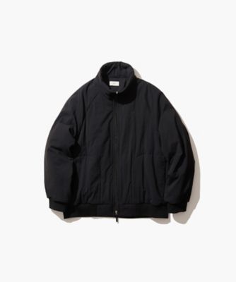 【送料無料】ATON (Women/Men)/エイトン MAT AIRY NYLON ウールパテッドスタンドジャケット - UNISEX(JKAGGW0903) クロ コート・ジャケット【三越伊勢丹/公式】