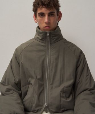 【送料無料】ＭＡＴ　ＡＩＲＹ　ＮＹＬＯＮ　｜　ウールパテッドスタンドジャケット　－　ＵＮＩＳＥＸ（ＪＫＡＧＧＷ０９０３）