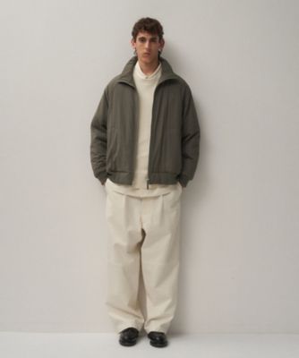 【送料無料】ＭＡＴ　ＡＩＲＹ　ＮＹＬＯＮ　｜　ウールパテッドスタンドジャケット　－　ＵＮＩＳＥＸ（ＪＫＡＧＧＷ０９０３）