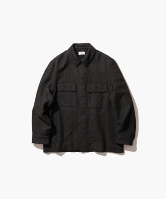 ブルゾン ALPACA WOOL SILK TWEED ZIP