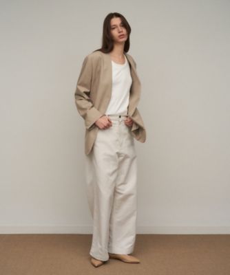 WOOL SILK TWILL ｜ カラーレスジャケット