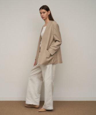 WOOL SILK TWILL ｜ カラーレスジャケット