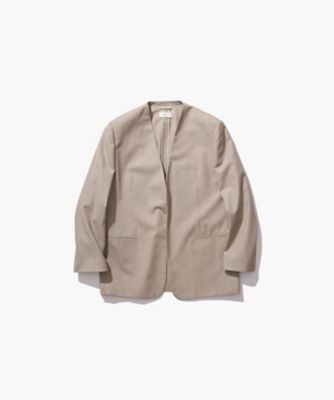 WOOL SILK TWILL ｜ カラーレスジャケット