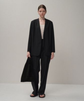 26FW】WOOL TROPICAL ｜ ノーカラージャケット
