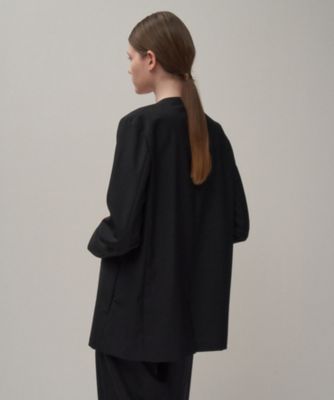 26FW】WOOL TROPICAL ｜ ノーカラージャケット