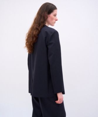 26FW】WOOL TROPICAL ｜ ノーカラージャケット