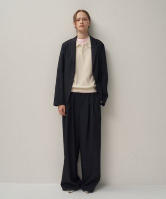 ＜ATON (Women/Men)＞ＷＯＯＬ　ＴＲＯＰＩＣＡＬ　｜　テーラードジャケット　－　ＵＮＩＳＥＸ（ＪＫＡＧＳＷ０７００）