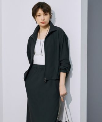 接触冷感・UVカット・防シワ・洗える】 アトラストリコット ブルゾン