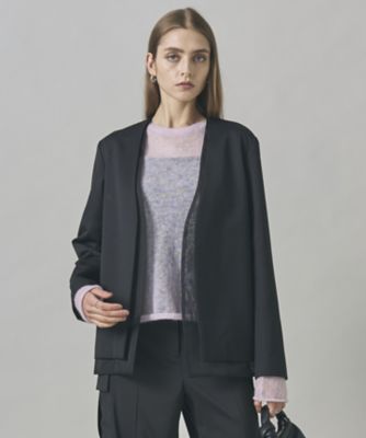 ＜ICB L (Women/大きいサイズ)＞オーガンコンビジャケット（ＪＫＣＭＧＷ０４１５）