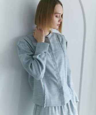 ライトスラブツイード シャツジャケット（JKCMLS0205