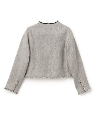 美品❣️FRAMeWORK メンシルクヘリンボンJKノーカラージャケット 撥水 ノーカラー ブルゾン ウィメンズ | AIGLE | エーグル