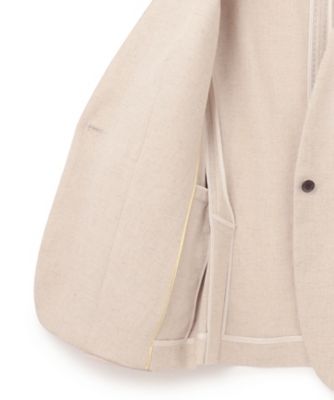 454 新品 新作 BEIGE， ベイジ CAROLE ノーカラージャケット 0