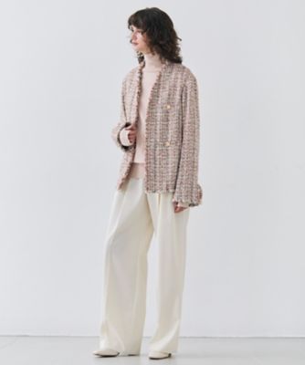 【Ｏｇｇｉ　４月号掲載】ＴＥＡＳＥＬ　／　オーバーサイズツイードジャケット（ＪＫＣＷＣＷ０６０１）