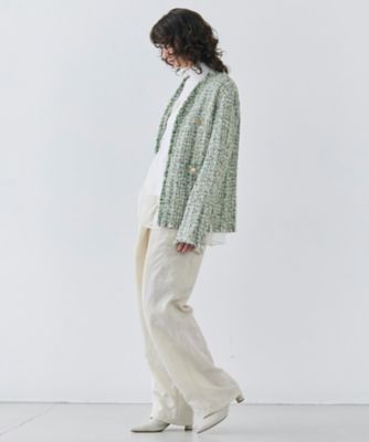 【Ｏｇｇｉ　４月号掲載】ＴＥＡＳＥＬ　／　オーバーサイズツイードジャケット（ＪＫＣＷＣＷ０６０１）