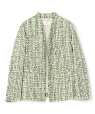【Ｏｇｇｉ　４月号掲載】ＴＥＡＳＥＬ　／　オーバーサイズツイードジャケット（ＪＫＣＷＣＷ０６０１）