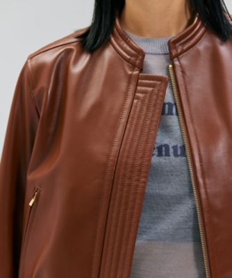 美品 ドゥーズィエムクラス ブルゾン　毛皮　ラビット　ラム　レザー　ブラウン 0K2A6497RATMAN_700x.jpg?v=