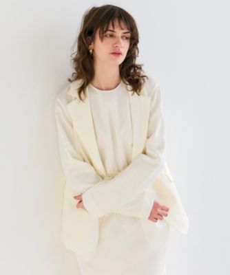 madameh サファリジャケット ウエストベルト付き　38 美品 madameh サファリジャケット ウエストベルト付き 38 美品