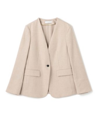 正規店仕入れの BEIGE, ベージュ ノーカラージャケット 近年モデル ベイジ ジャケット・アウター